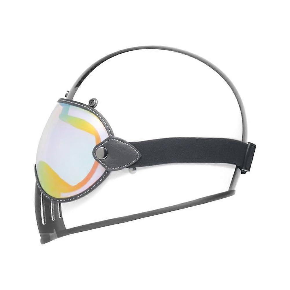 Motorbike Goggles Half Helmet with Sun Visor Compatible with All Motorcycle Helmets Retro Off-Road Riding Glasses