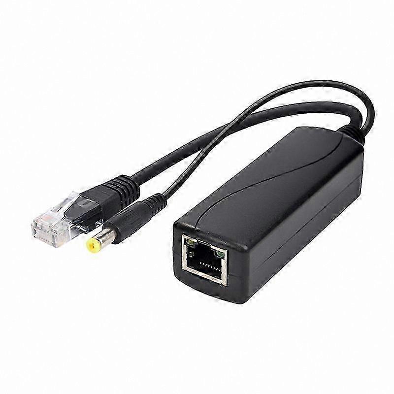 100M PoE Splitter with 12V 1A Output and 1.5KV Isolation for Home and Office Networking