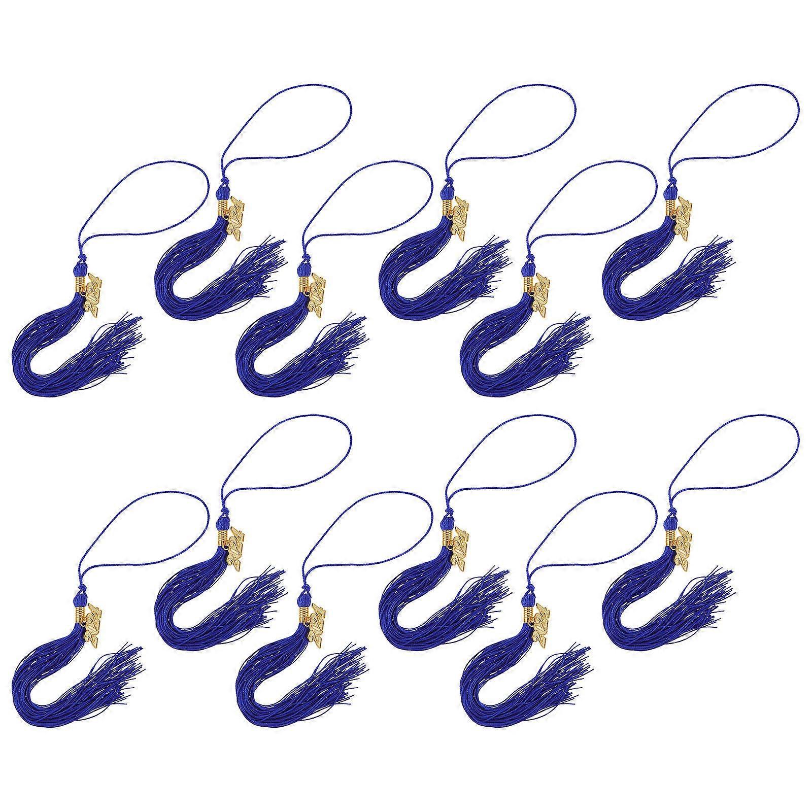 Graduation Cap Tassels Blue Academic Graduation Tassels for Decor 60Pcs