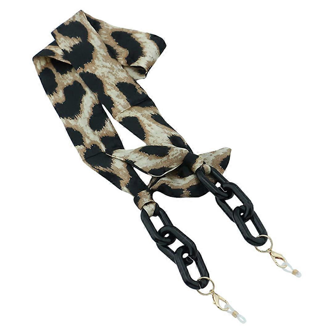 Printed Ribbon Eyeglass Masks Chains Detachable Sunglass Straps Trendy Glasses String Lanyards Eyewear Retainer for Men Women,A