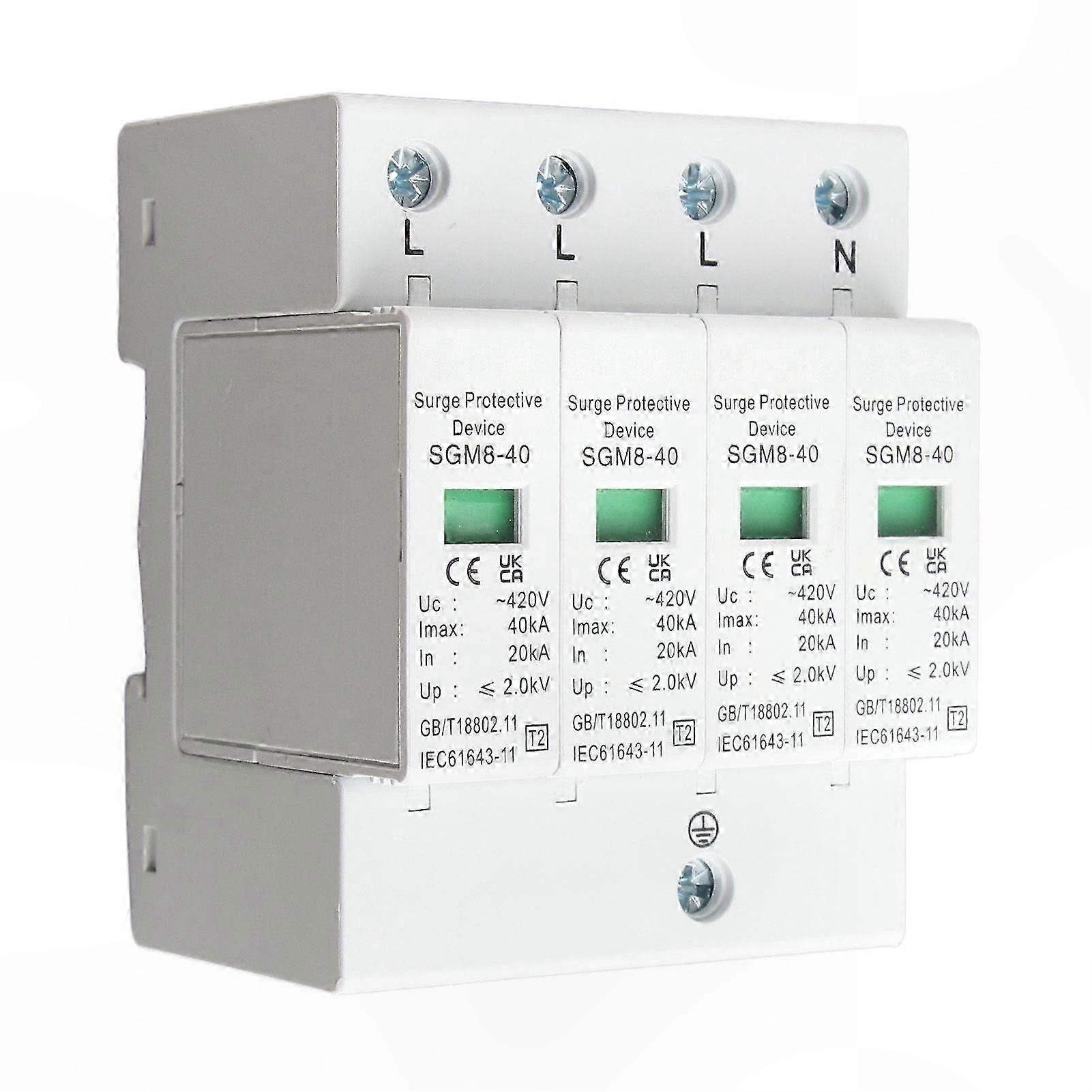 4-Port 40KA High-Performance Surge Protector for Electronics