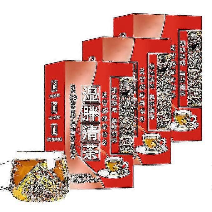 20pcs Foie Support Thé Nettoyant