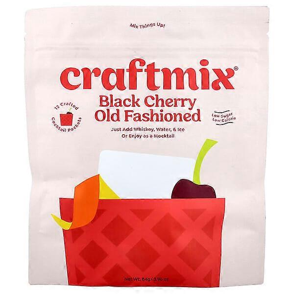 Craftmix, Black Cherry Old Fashioned, 12 Packets, 0.25 oz (7 g) Each