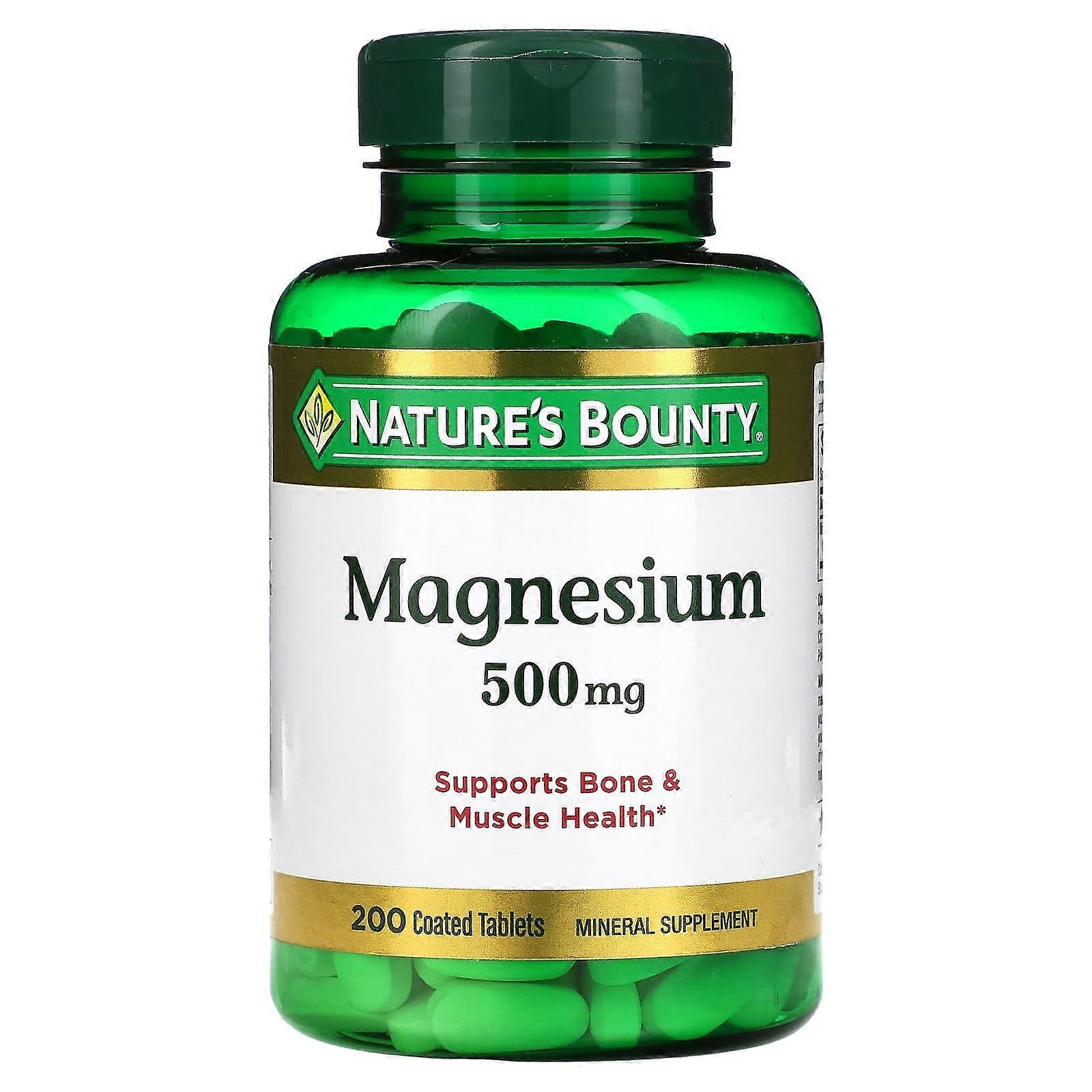 Magnesium, 500 mg, 200 Coated Tablets