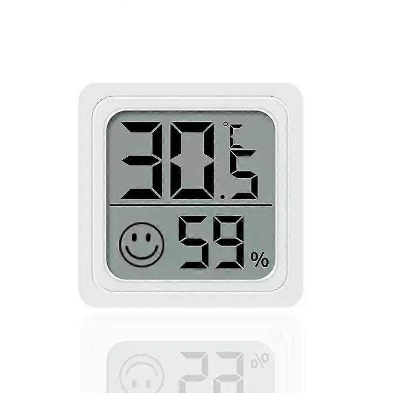 Mini LCD Digital Thermometer Hygrometer Indoor Room Long Lasting Battery Temperature Humidity Meter Sensor Gauge Weather Station