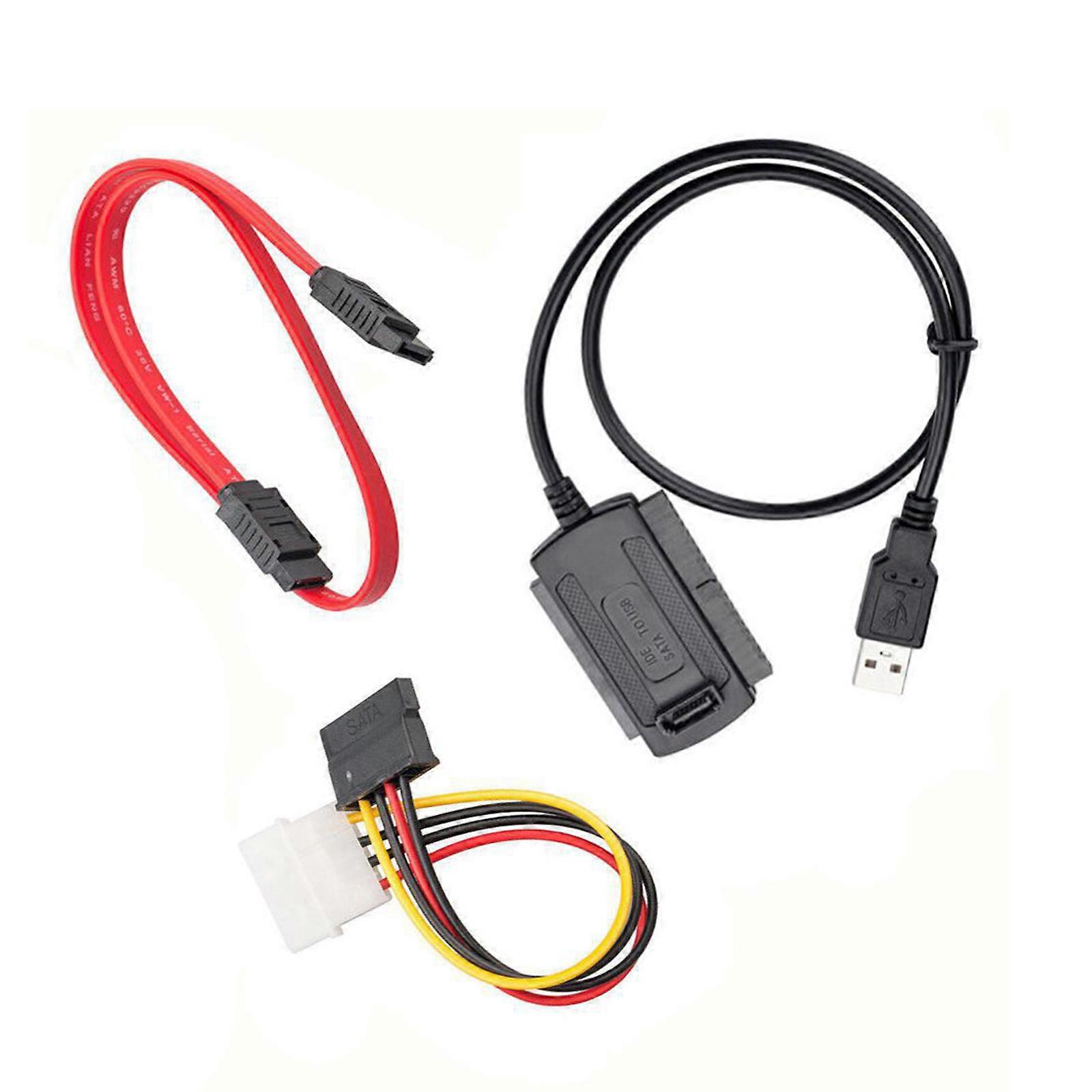 Highly Speed USB2.0 to IDE Adapter Cable for Connecting IDE Hard Disks and Drives to Computer 23.62in Multicolor
