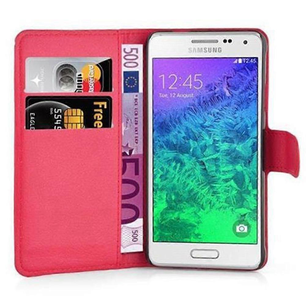 Samsung Galaxy ALPHA Case - Protective Case with Card Slots and Stand Function