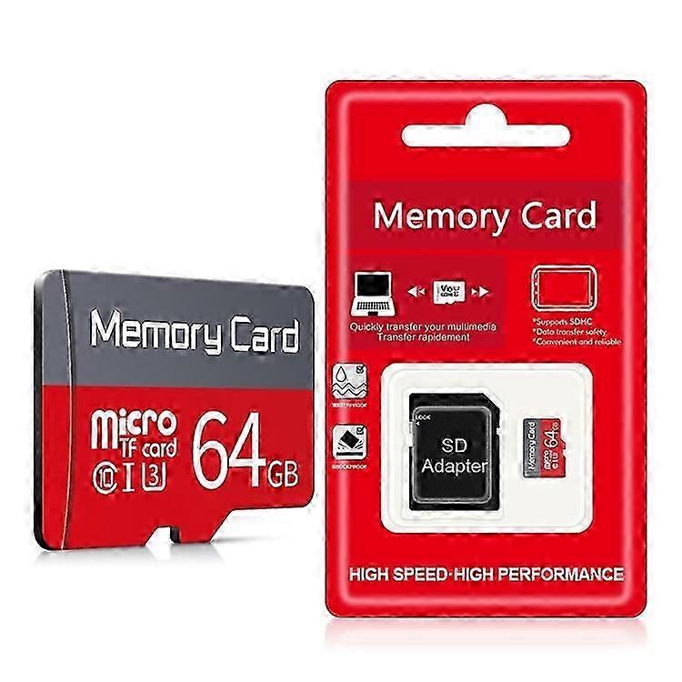 64GB High Speed TF Card Phone Camera Car DVR Micro SD Memory Card