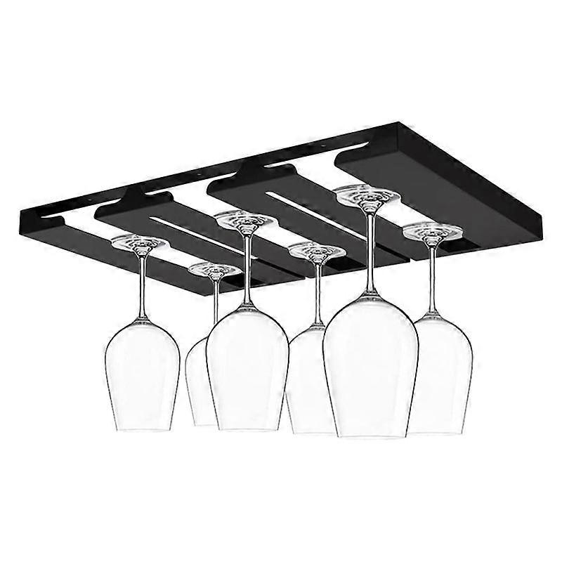 Wine Glass Rack - Under Cabinet Stemware Rack 3 Rows