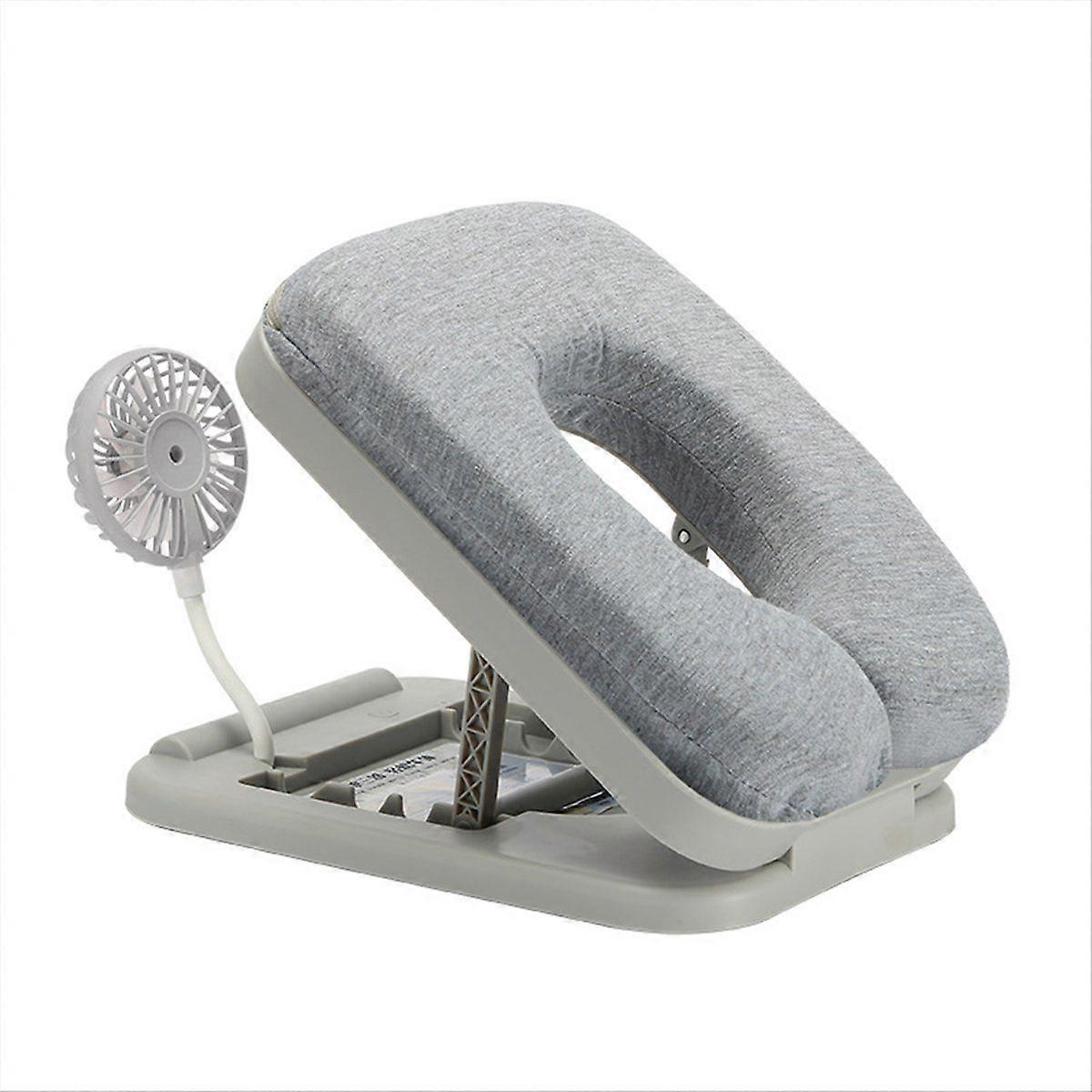 New Product with Fan Nap Artifact Student Nap Pillow Lying Down Pillow Foldable Office Adult Nap Pi