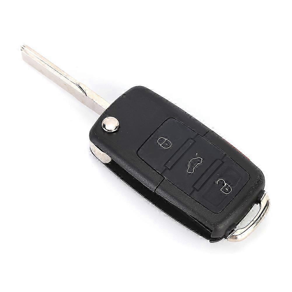 4-Button Flip Remote Car Key Shell Replacement Case for Passta 1998-2001