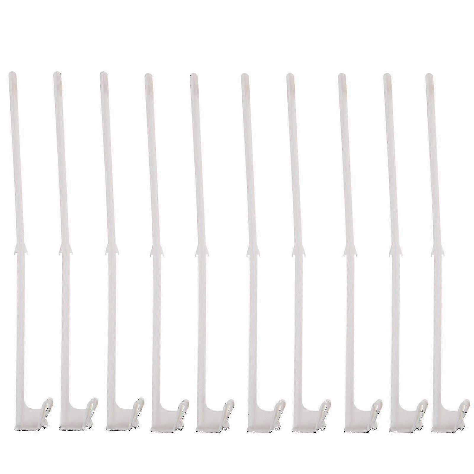 10Pcs Car Window Flagpoles Car Flag Window Clips Truck Flag Holder Without Flag - FFY