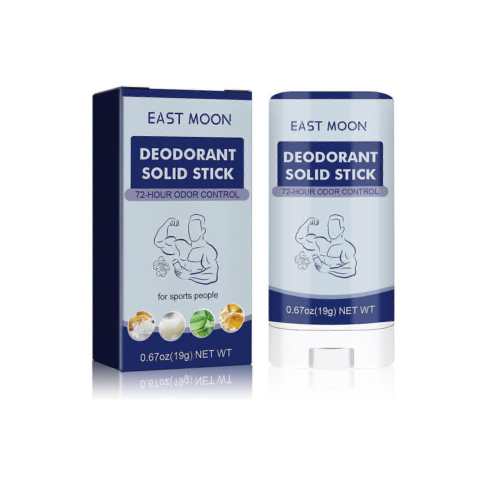 East Moon Men's Care Stick Cleans Underarm Odor, Keeps The Armpits Dry And Fresh For A Long Time, And Is Portable And Fragrant