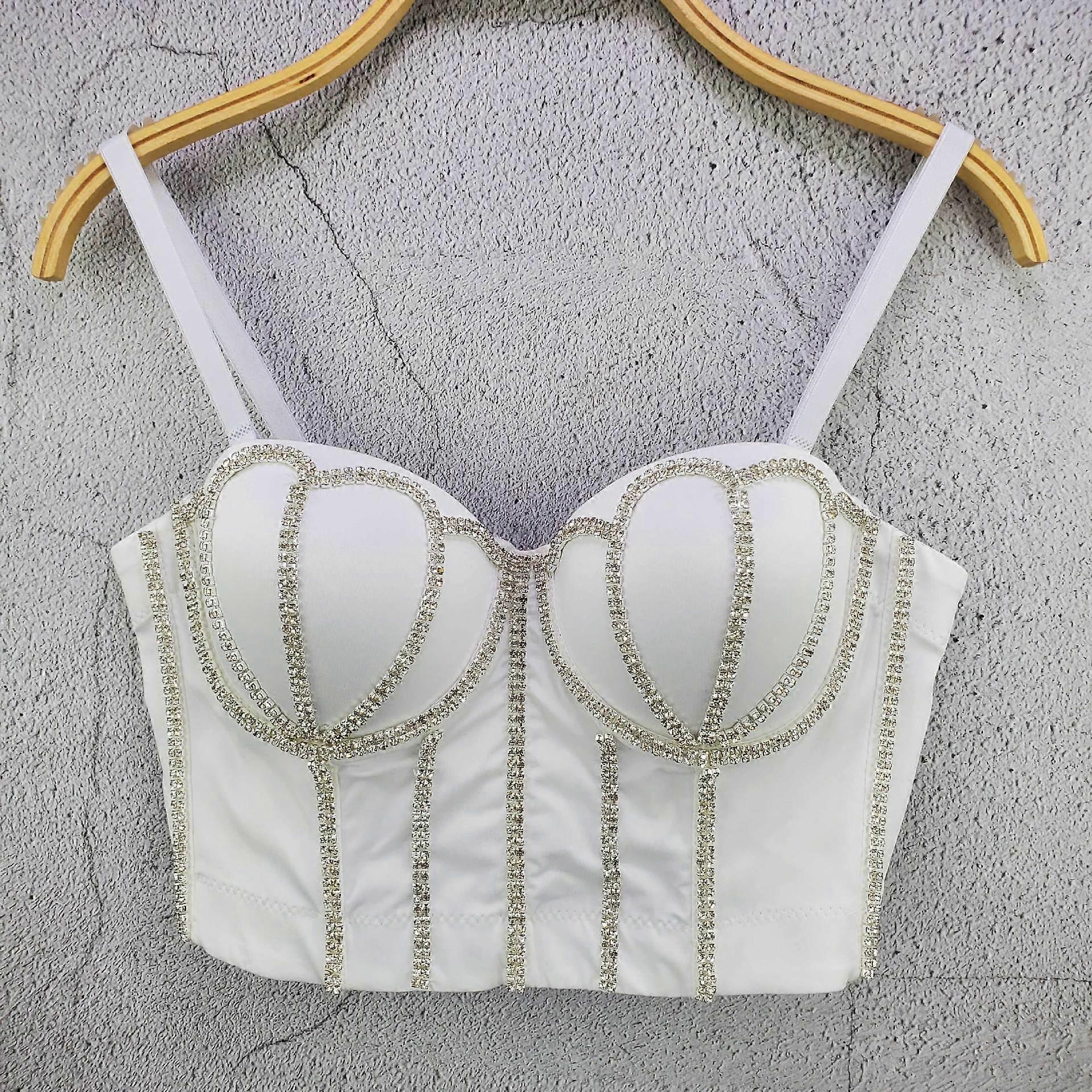 Barcode Chain Strapless Tank Top with A Classic Retro Solid Color Design Slimming and Stylish Outerwear Women's Strapless Top Camis & Tank Tops