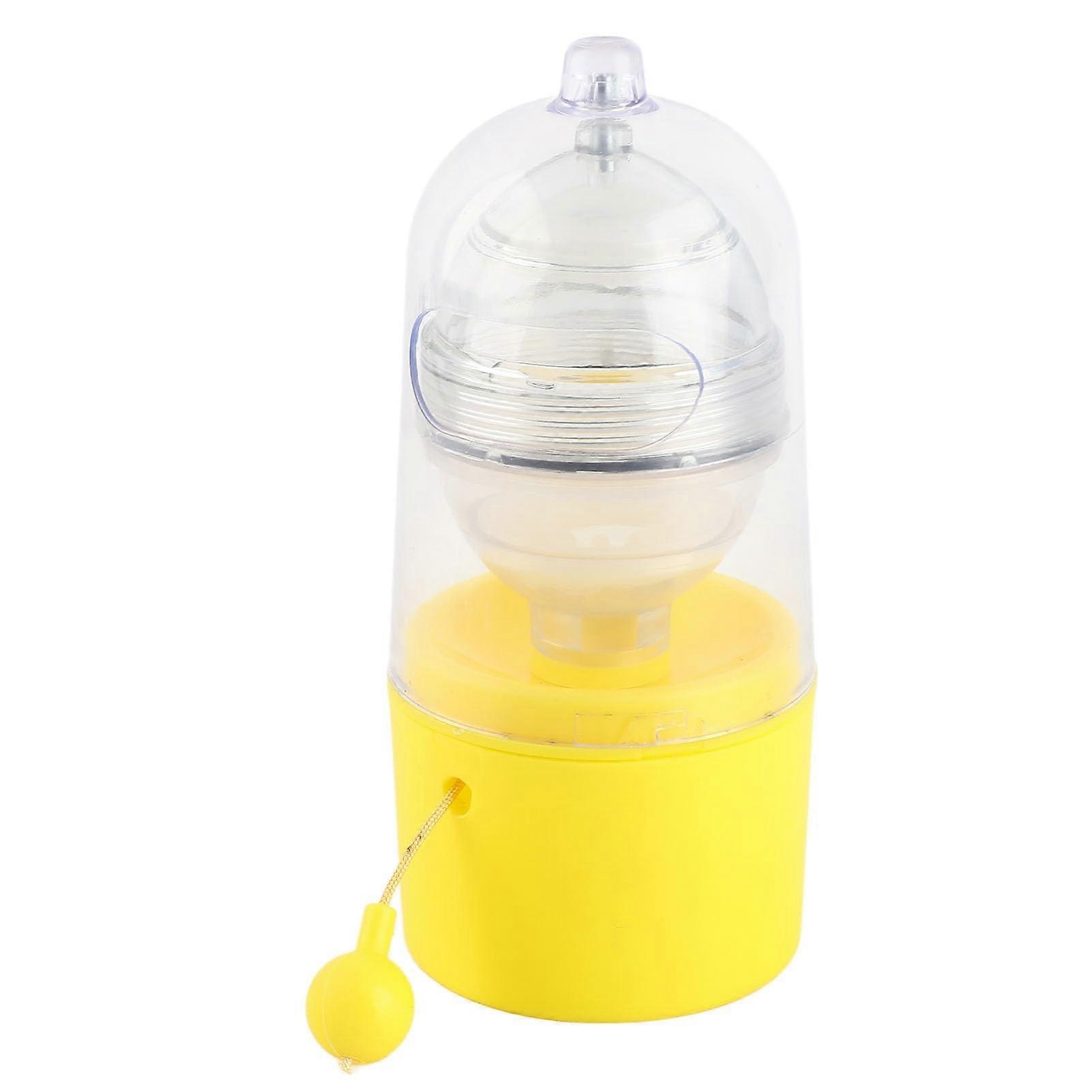 Egg Scrambler Hand Powered Rope Pull Whisk for Quick Yolk Mixing and Kitchen Use