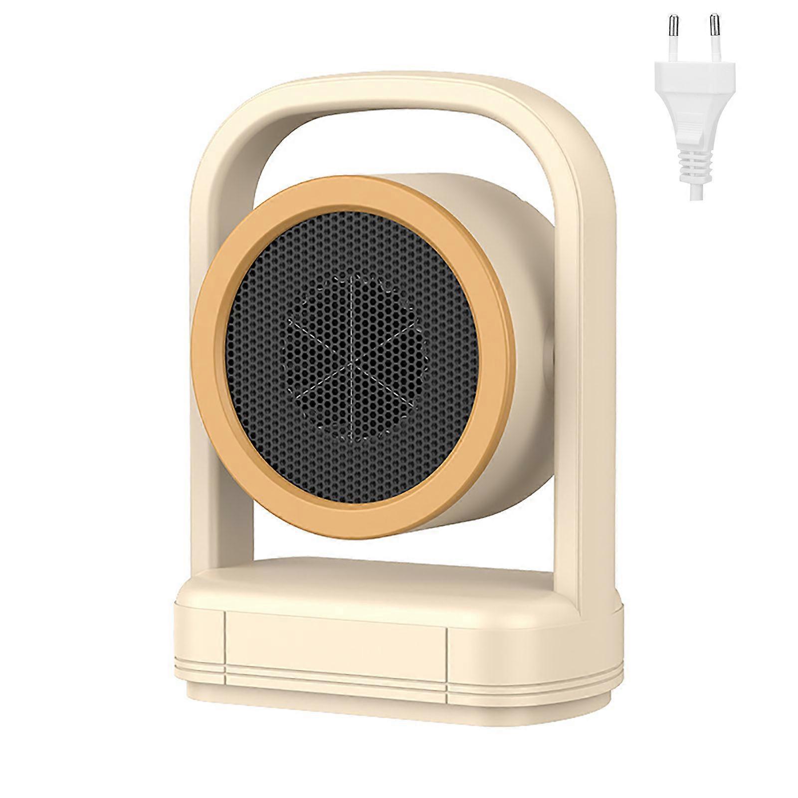 Energy Efficient Small Heaters Suitable for Home Office Desk Fast Warmth Plastic Housing Safe Protections Low Noise  White