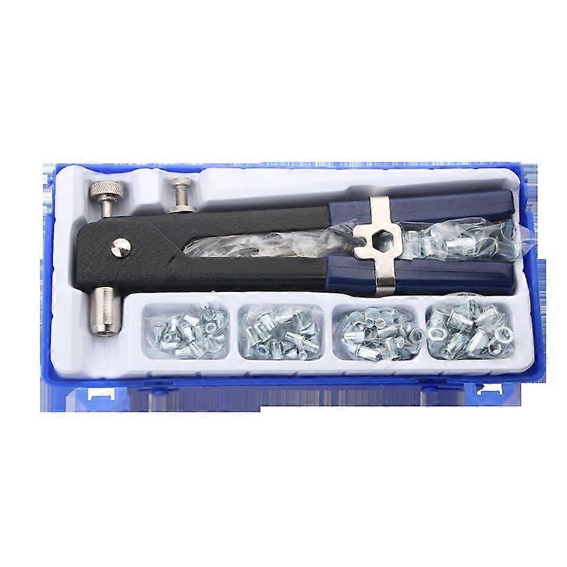86pcsThreaded Nut Rivet Insert Tool Riveter Nutsert Riveting Kit(87pcs,multicolor)