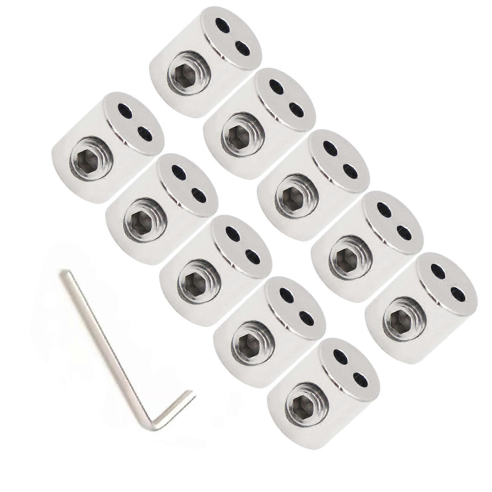 Professional Rope Fastener Tool with Vibrations Resistance Sliding Mechanism Cable Clamps Fixed Hardware Accessories Multicolor