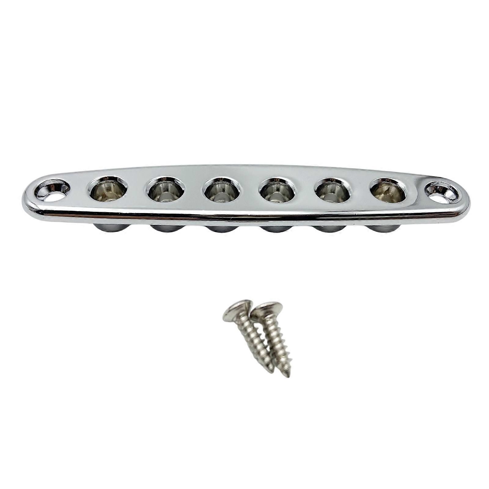 Guitar String Guide Ferrules Enhancing Vibration Transfer Reduced Friction Noise Easy Maintenance for Player of All Level  Silver