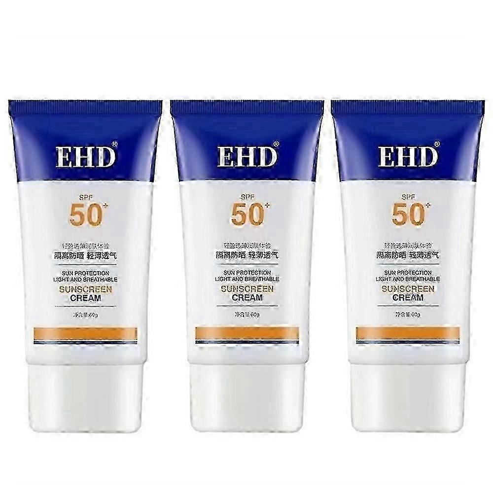 1-3X EHD sunscreen: Light and non-greasy, protection against UV rays