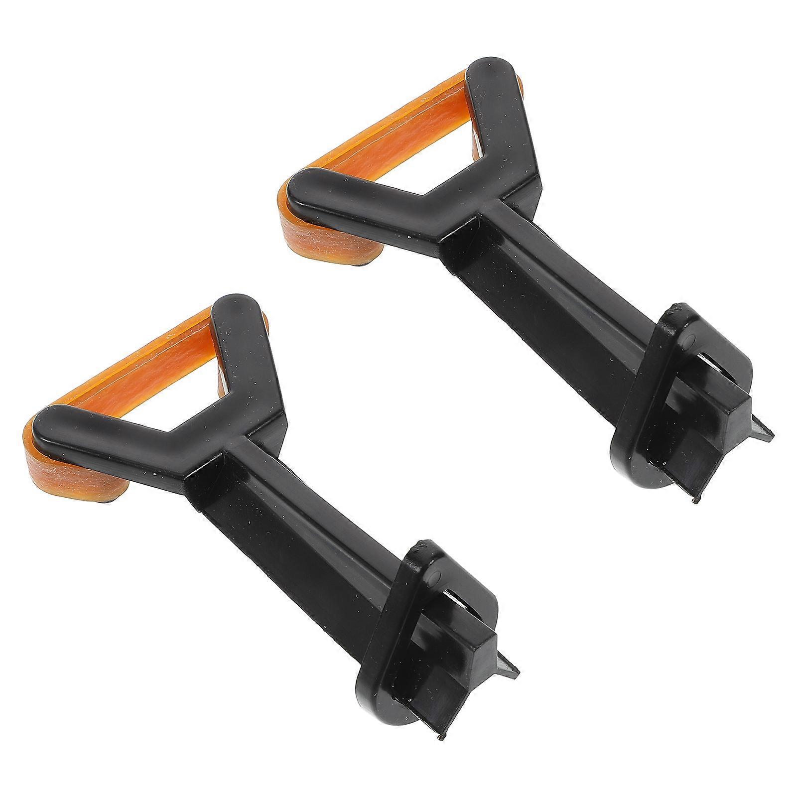 Billiard Cue Tip Repair Tool for Portable Use 2Pcs Plastic Y-Shaped Pool Accessory