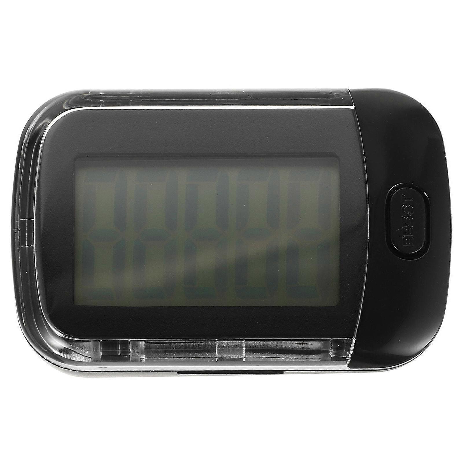 Accurate Step Counter for Jogging 3D Pedometer Black Walking Tracker