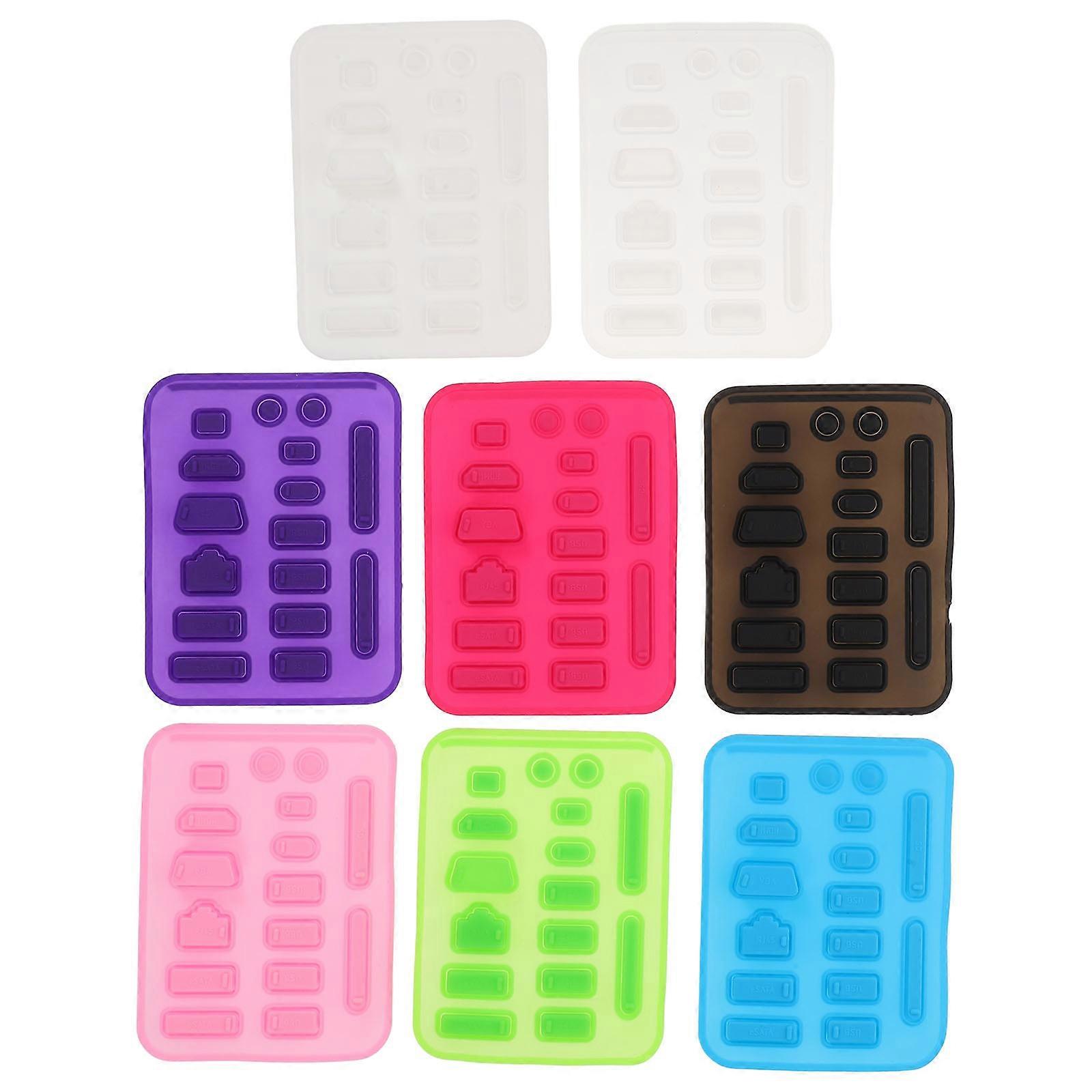 Dust Plug Kit for Laptop USB Port Protective Silicone 8Sets