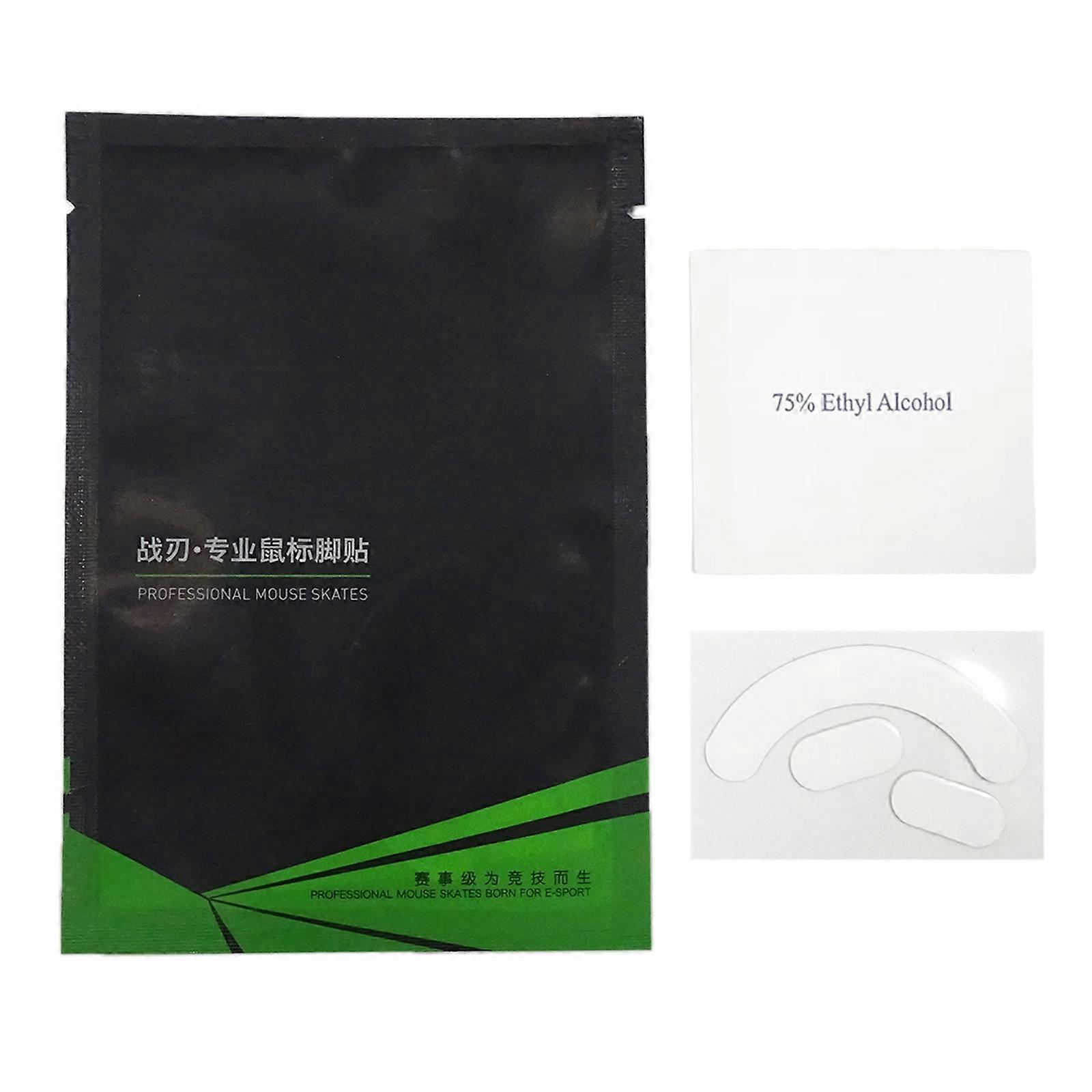 1Pack Replacement Mouse Skates Mouse Feet Stickers Pad Glides Curved Edges for V2 Mouse Multicolor