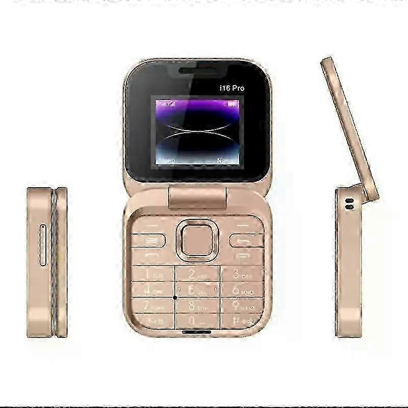I16pro Durable Flip Phone Suitable For Seniors Ease Of Use Convenient Non-smart 2g Flip Phone Reliable Dual Sim Phone 2g Ideal