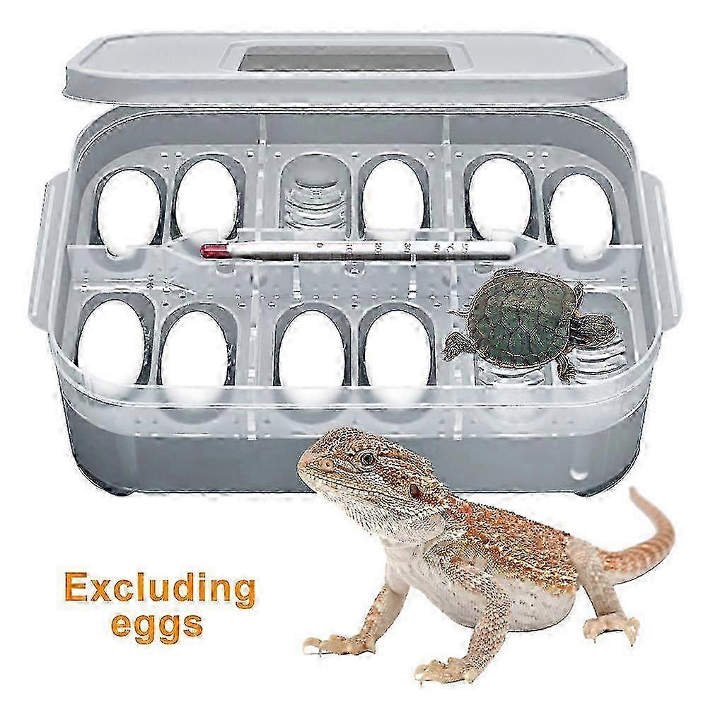 Lizard Reptile Breeding Box Easy Use Home Professional With Thermometer Turtles Birds Pp Large Capacity Reusable Eggs Incubator