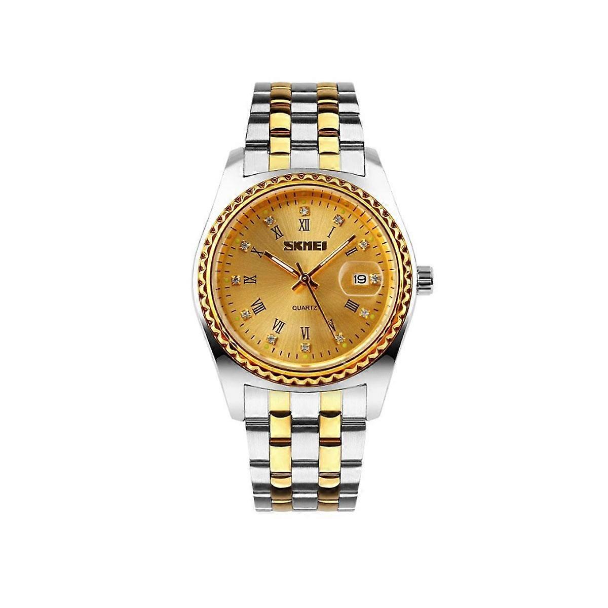 Ladies Gold Watch with Date Dial Skmei Quick UK Delivery