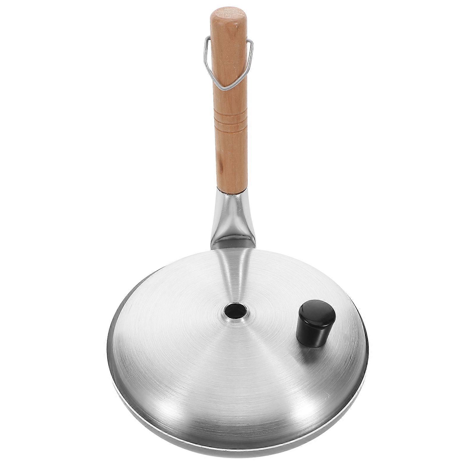 Silver Nonstick Omelette Rice Pan For Cooking Oyakodon With Vertical Handle Made Of Materials Ensuring Use 1Set