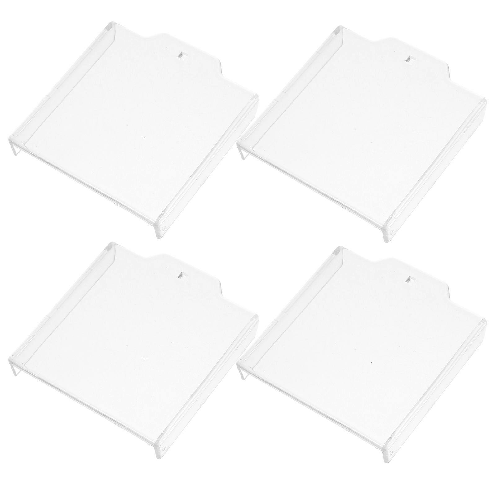 Push Button Cover 4Set Transparent Plastic Guard For Prevent Accidental Operation In Emergency Situations And Fire Safety Equipment