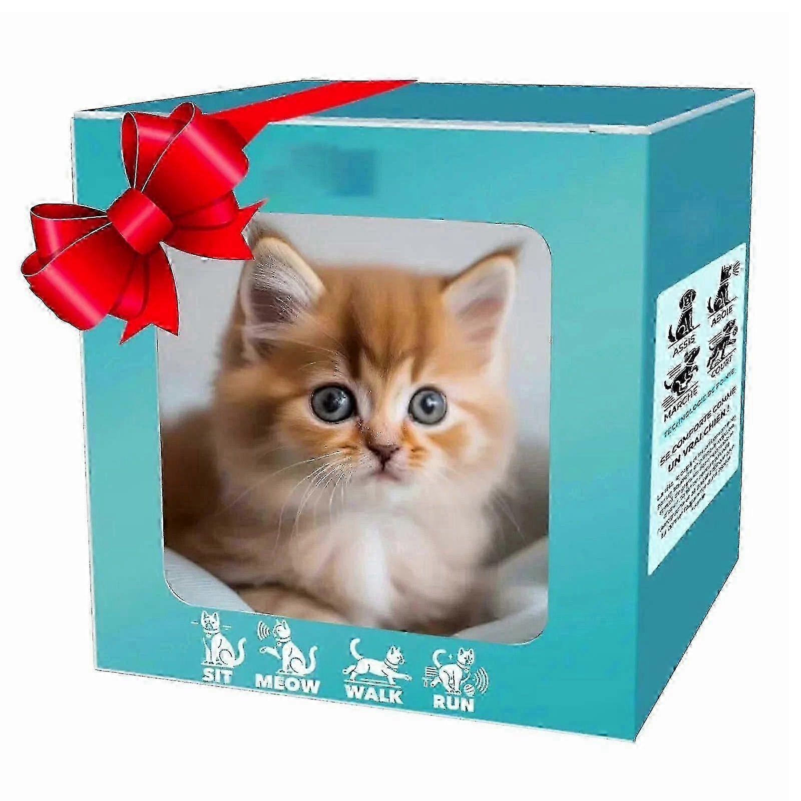 Educational Robot Cat Toy for Children with Interactive Play and Learning