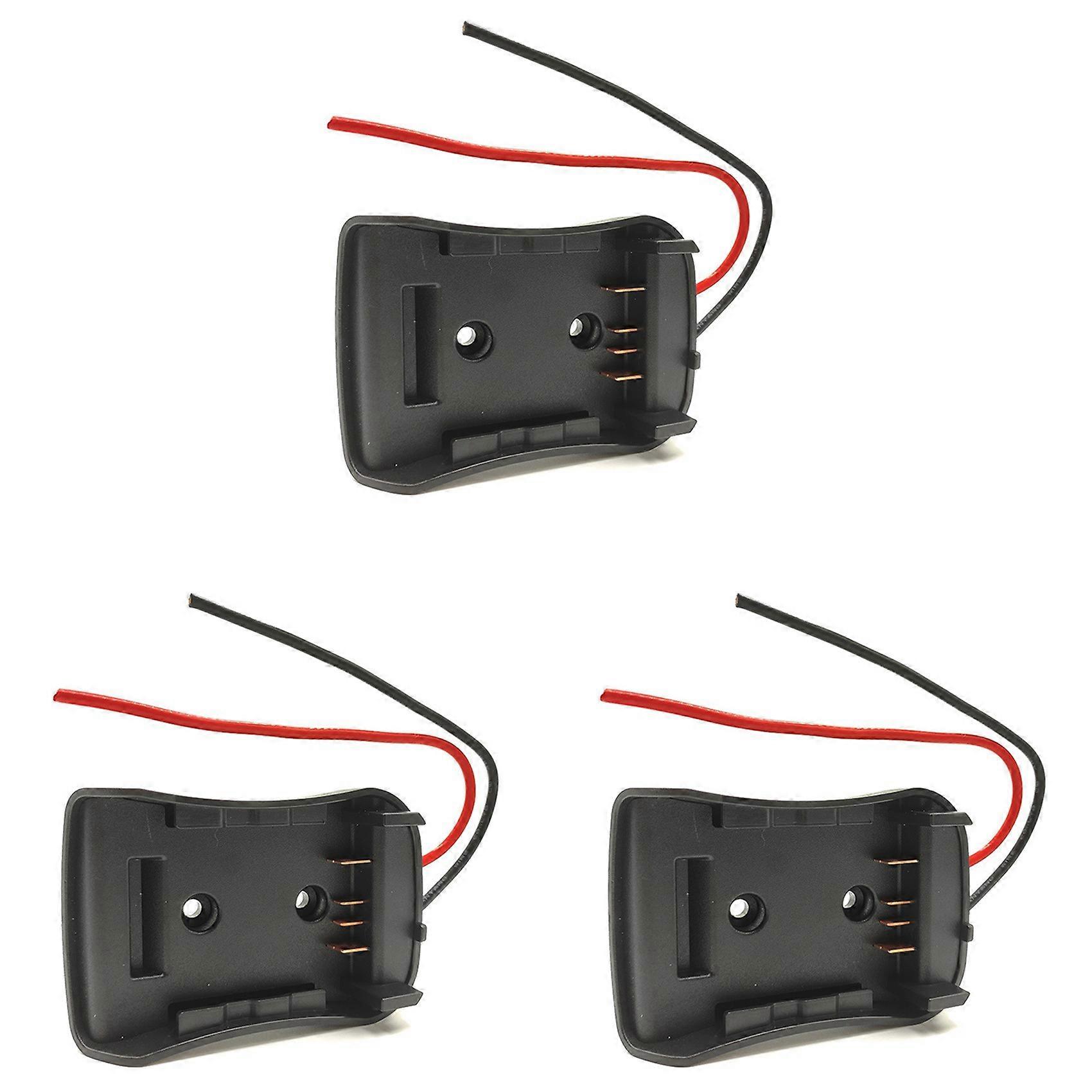 3X Battery Adapter for DeWALT Flexvolt 60V Max Dock Power Connector 12 Gauge 54