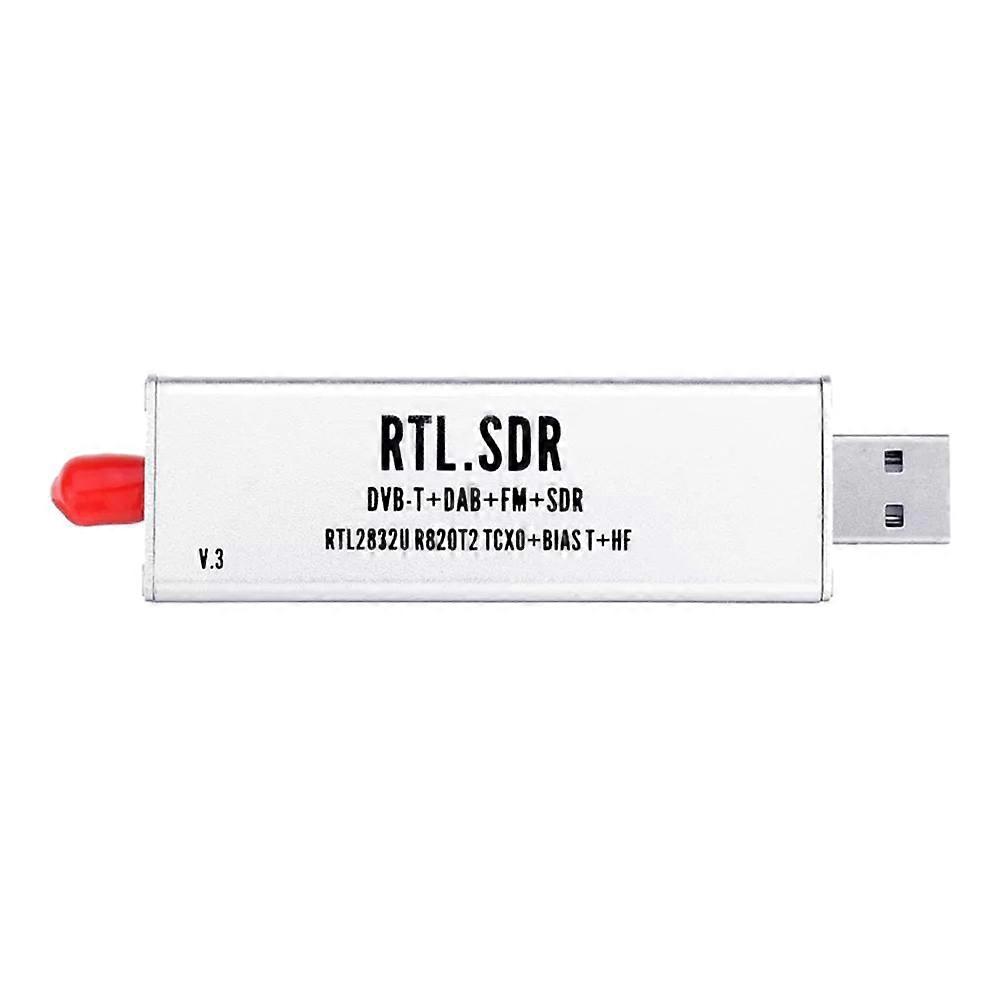 0.1MHz-1.7GHz TCXO RTL SDR Receiver R820T2 USB RTL-SDR Dongle with 0.5Ppm TCXO SMA MJZSEE A300U Tester