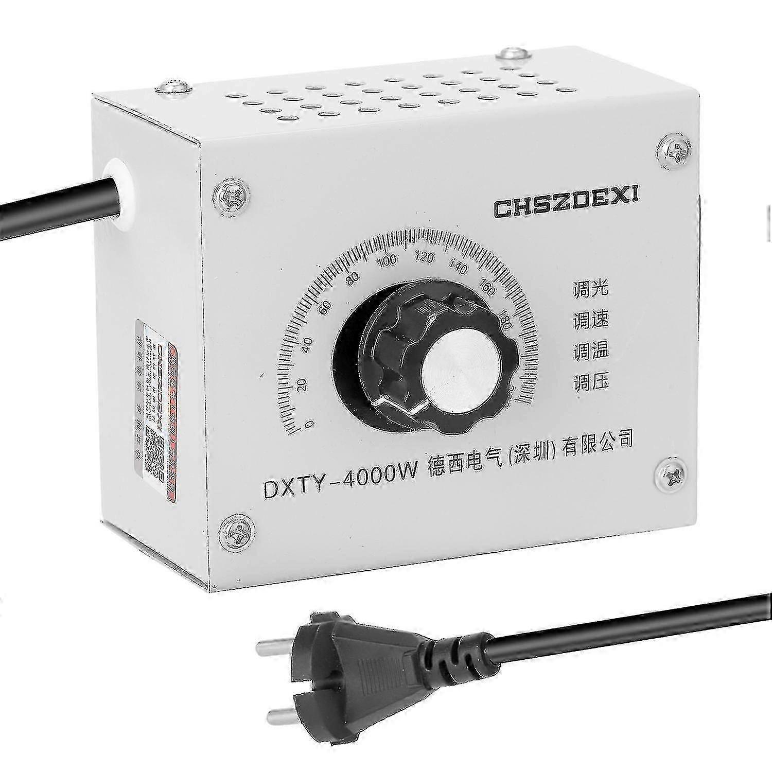 Portable Variable Voltage Regulator & Dimmer - Compact, Adjustable for Speed & Temperature