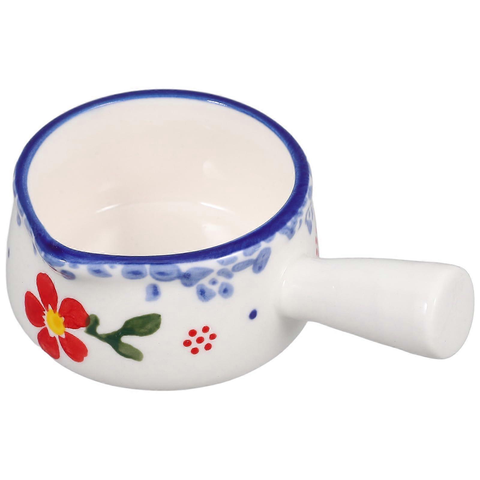 Ceramic Milk Pitcher with Ergonomic Handle and Precision Spout for Coffee, Tea, Sauces, Gravies
