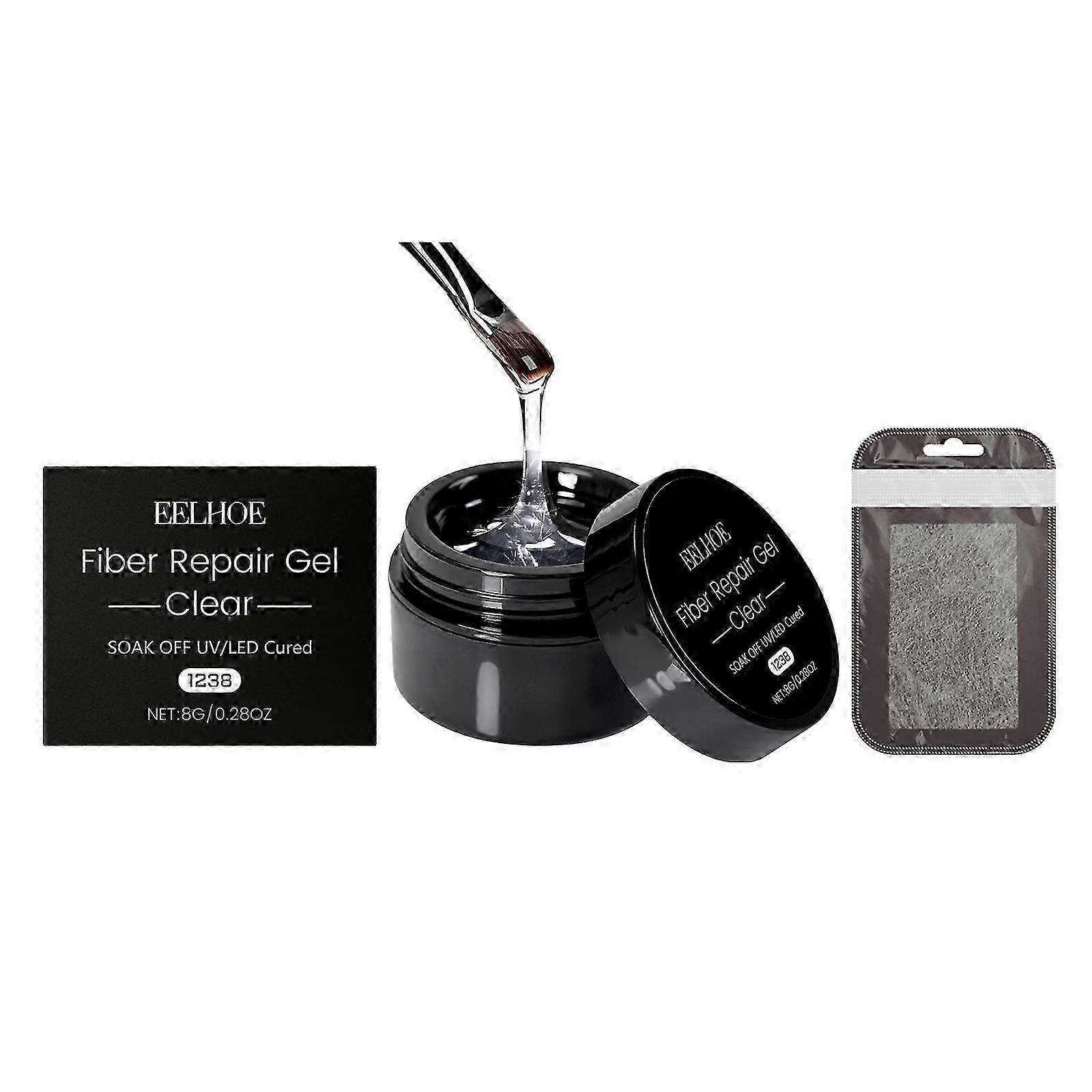 Quick-Drying Nail Solid Glue for Long-Lasting, Damage-Resistant Nail Extensions & Repairs  Easy-to-Use, Safe, UV/LED Curing Adhesive for Professional