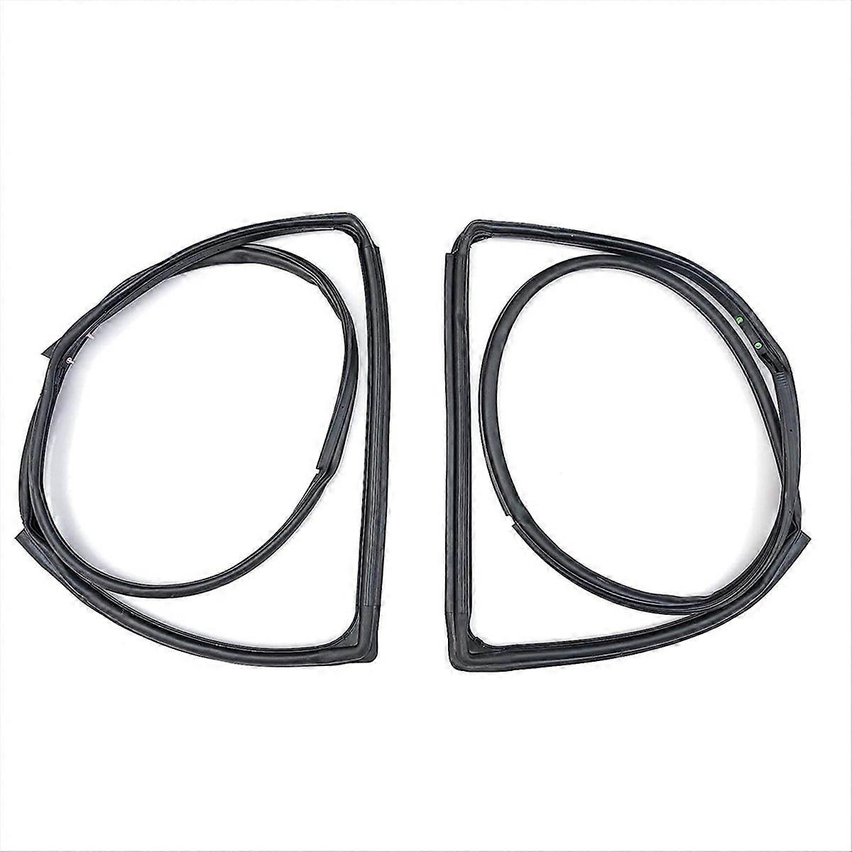 1Pair Front Door Seal Trim Kit for JK 2007-2018