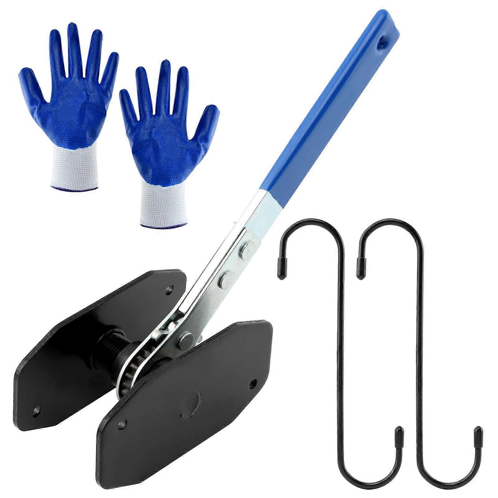 Brake Caliper Compression Tool with 360° DualAction Ratchet, Universal Piston Compressor for Car Truck SUV