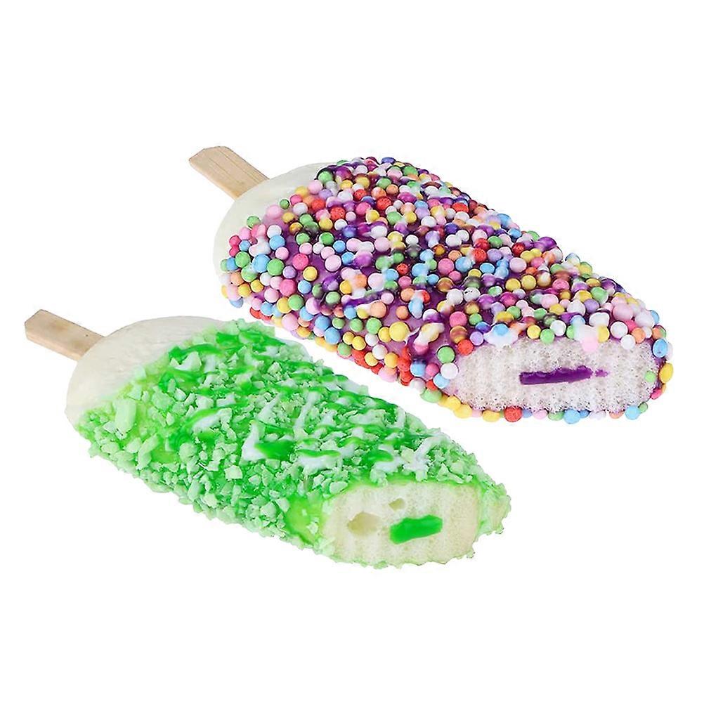 Ice Cream Model for Display Artificial Ice Cream for Decoration 2Pcs