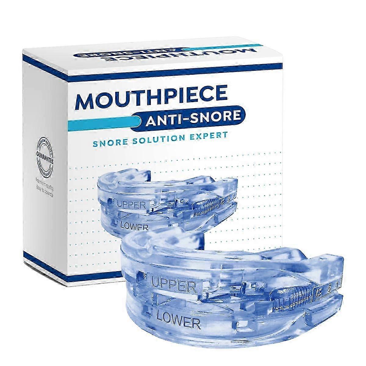 Anti Snoring Mouthpiece for Men, Comfortable Sleep Apnea Device, Adjustable Snore Stopper, Ready to Use Solution