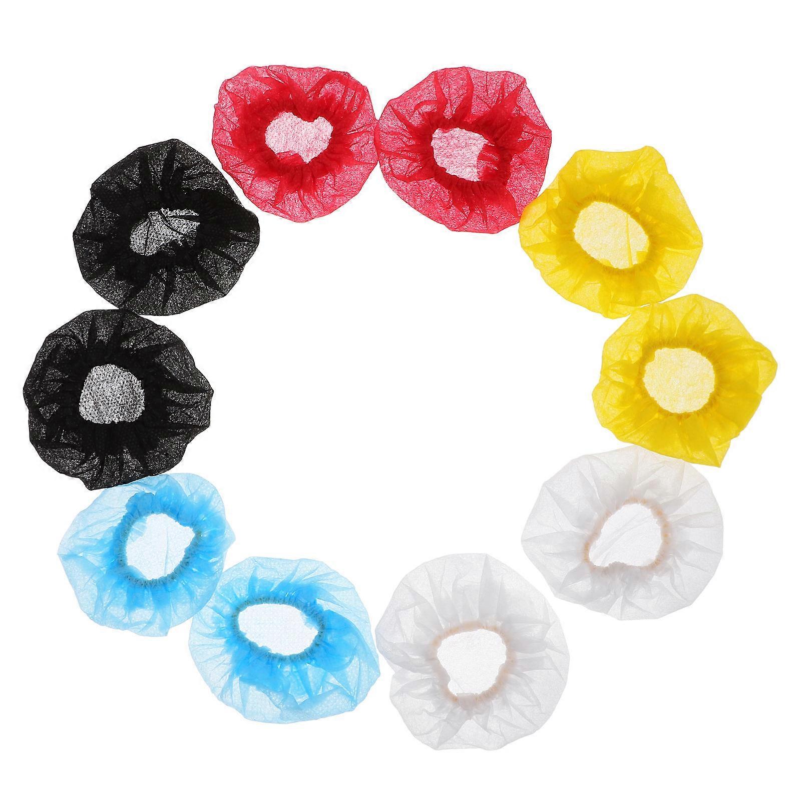 Assorted Color Microphone Covers Disposable Non-Woven Protector for Replacement 100Pcs