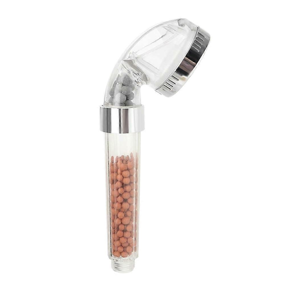 Pressure Shower Head with Anion Filter Energy Saving Design Easy Installation White