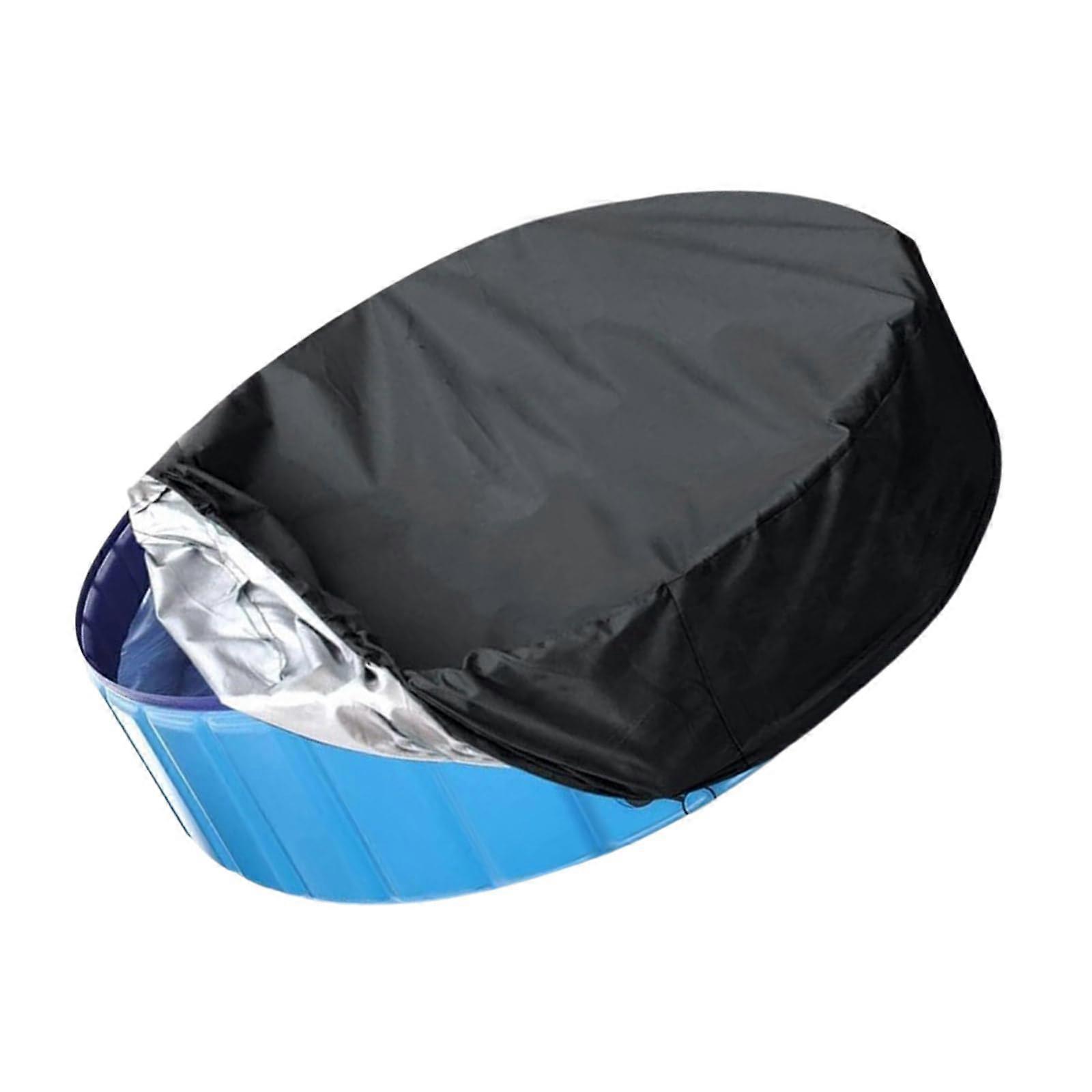182cm Round Pool Cover Waterproof Sunproof Oxford Fabric Dustproof Windproof Leaf Net