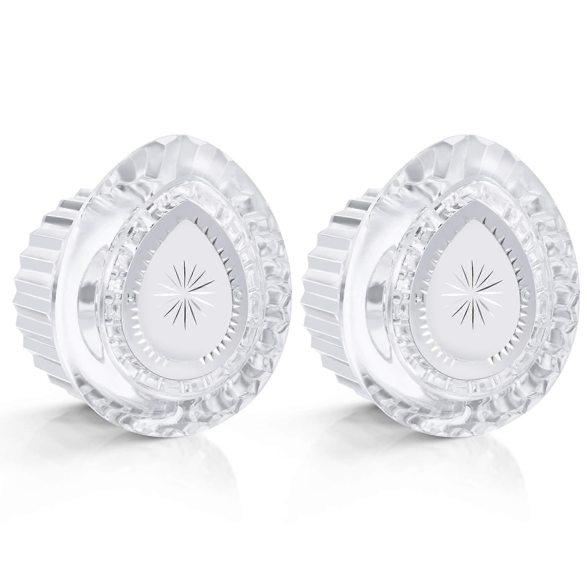 Shower Handle Replacement Kit Chrome Knobs for Moen 100710 Models with Precise Temperature Control