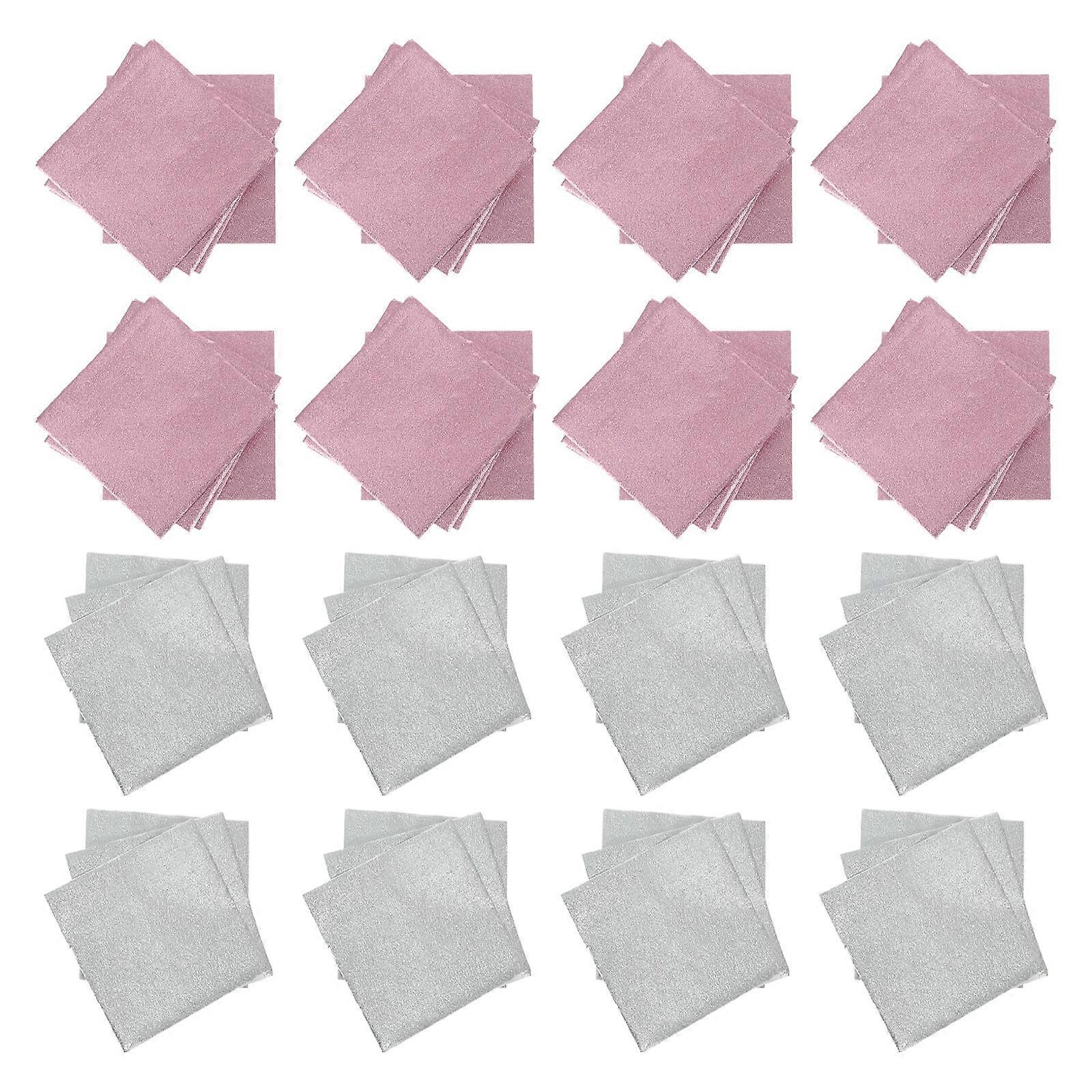 Candy Wrappers Biscuits Wrappers for Wrapping 200Pcs Silver Candy Paper