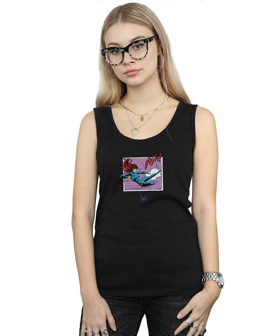 Marvel Comics Women's Black Widow Kick Frame Vest