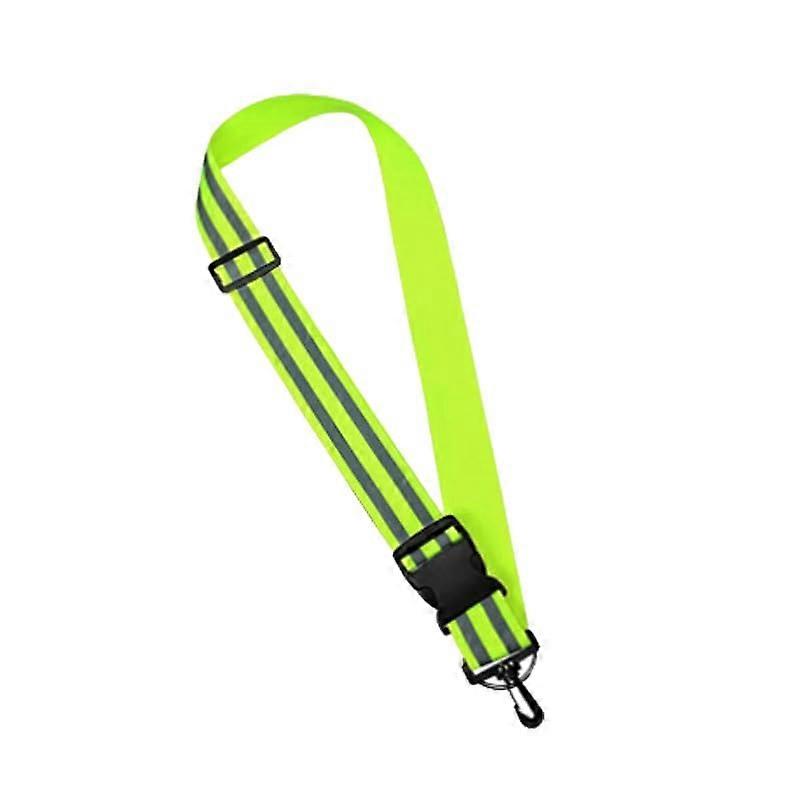 2 Pcs Reflective Safety Sash  Visibility Adjustable Strap for Night Walking and Running